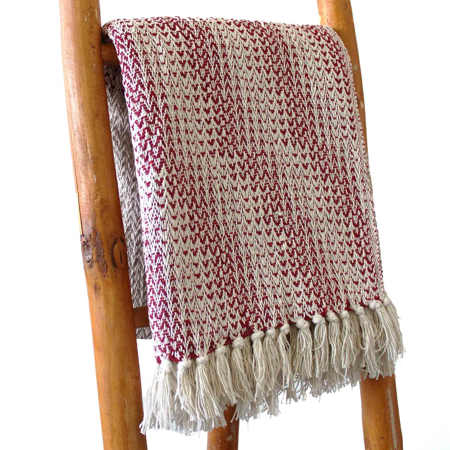 Boho Comfort Throws - 140x200cm - Ruby Two Tone