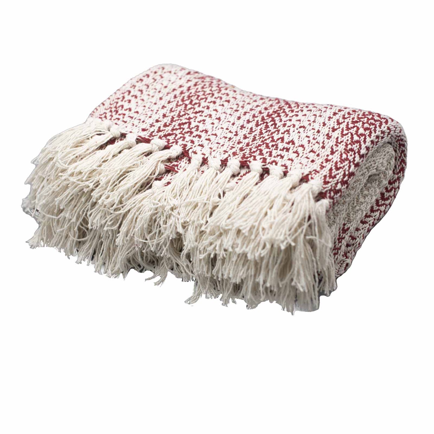 Boho Comfort Throws - 140x200cm - Ruby Two Tone