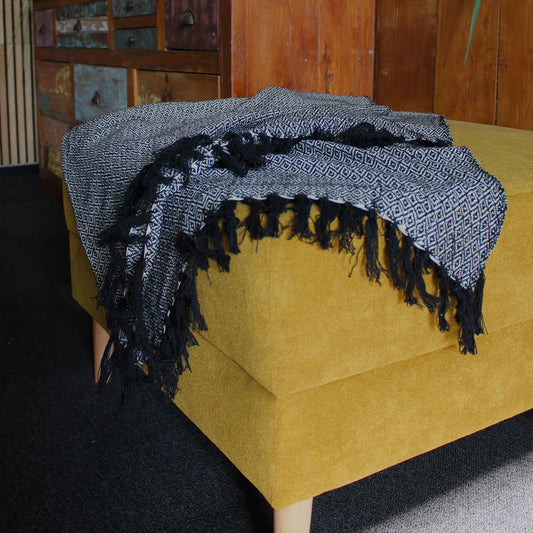 Boho Comfort Throws - 140x200cm - Charcoal