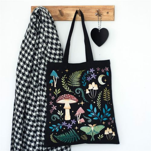 Dark Forest Polycotton Tote Bag