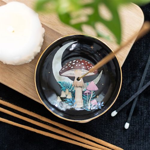 Dark Forest Ceramic Incense Plate