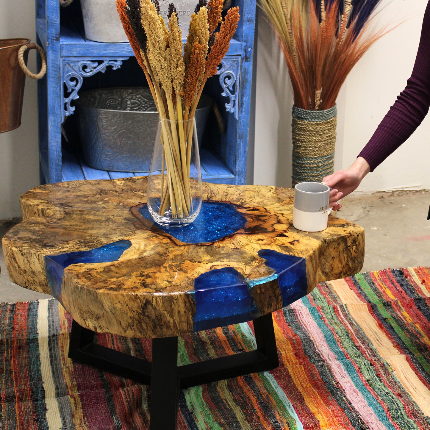 Tamarind and Resin Coffee Tables