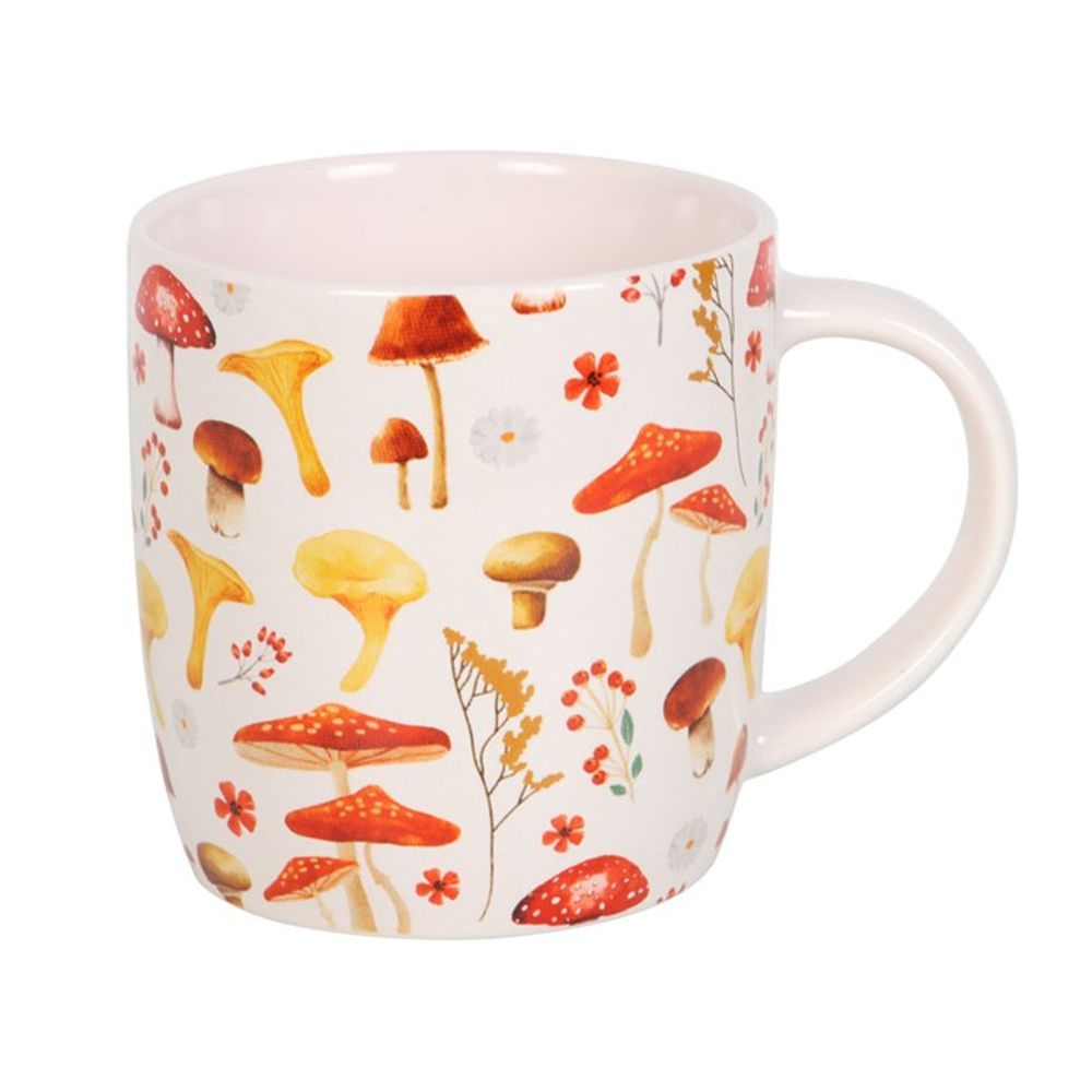 All Over Mushroom Print Mug