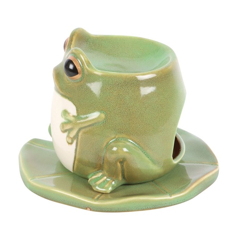 Frog Shaped Oil Burner on Lily Pad