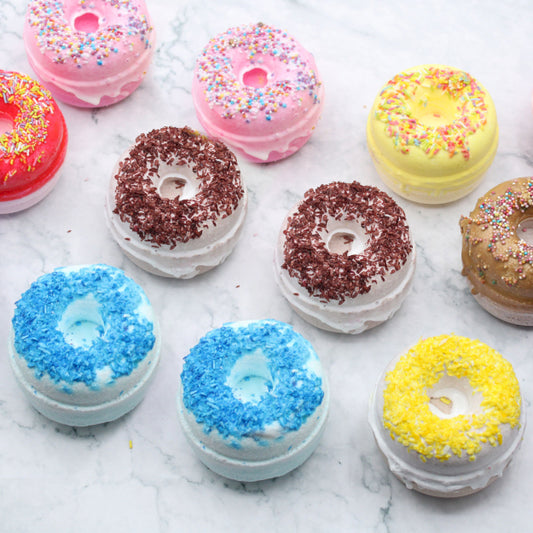 Doughnut bath bombs