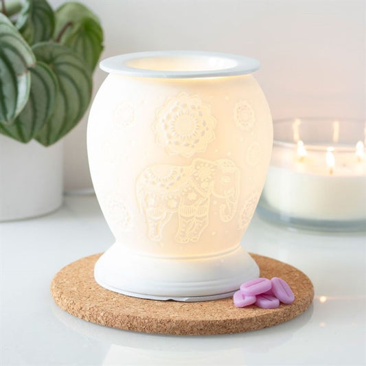 White Ceramic Electric Oil Burner