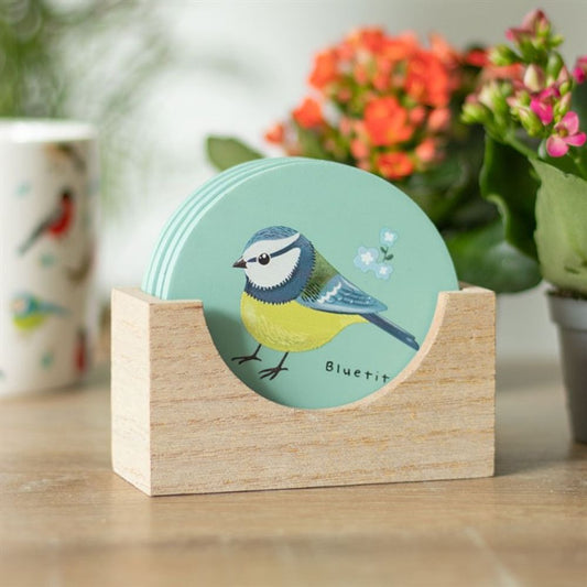 British Garden Birds Coaster Set