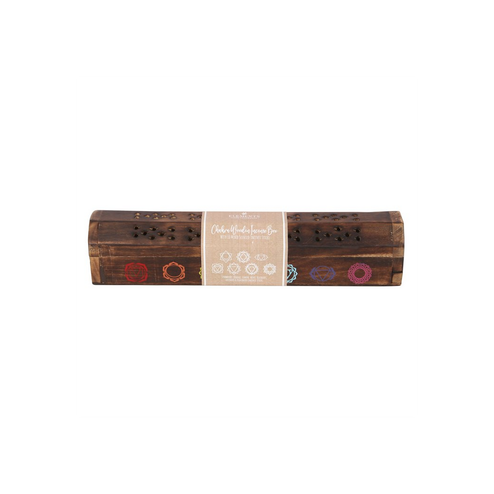 Chakra Wooden Mixed Incense Box Set