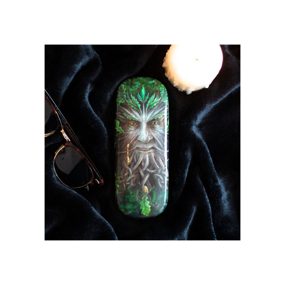 Oak King Glasses Case by Anne Stokes