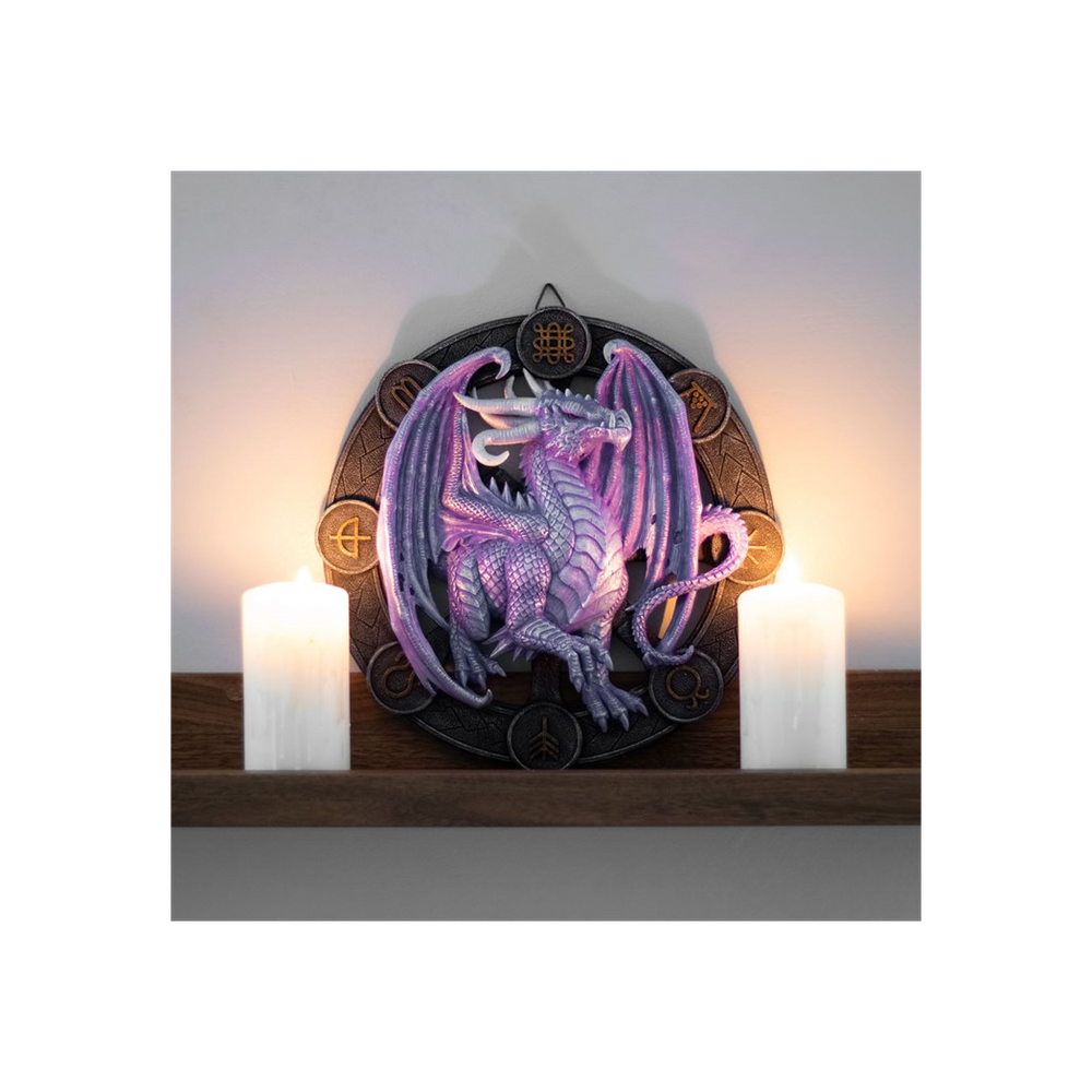 Samhain Dragon Resin Wall Plaque by Anne Stokes