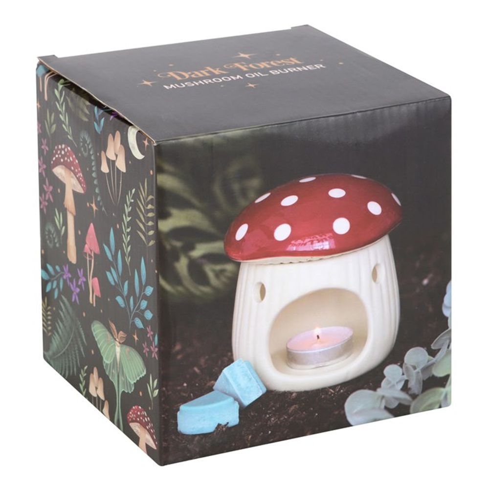 Mushroom Shaped Oil Burner and Wax Warmer