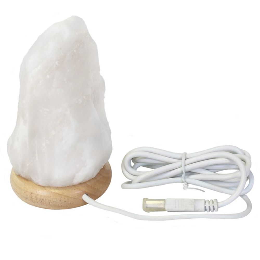 White Colour Changing USB Salt Lamp