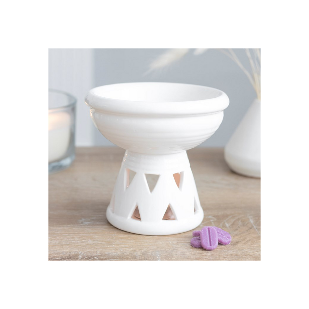 Off White Deep Bowl Oil Burner