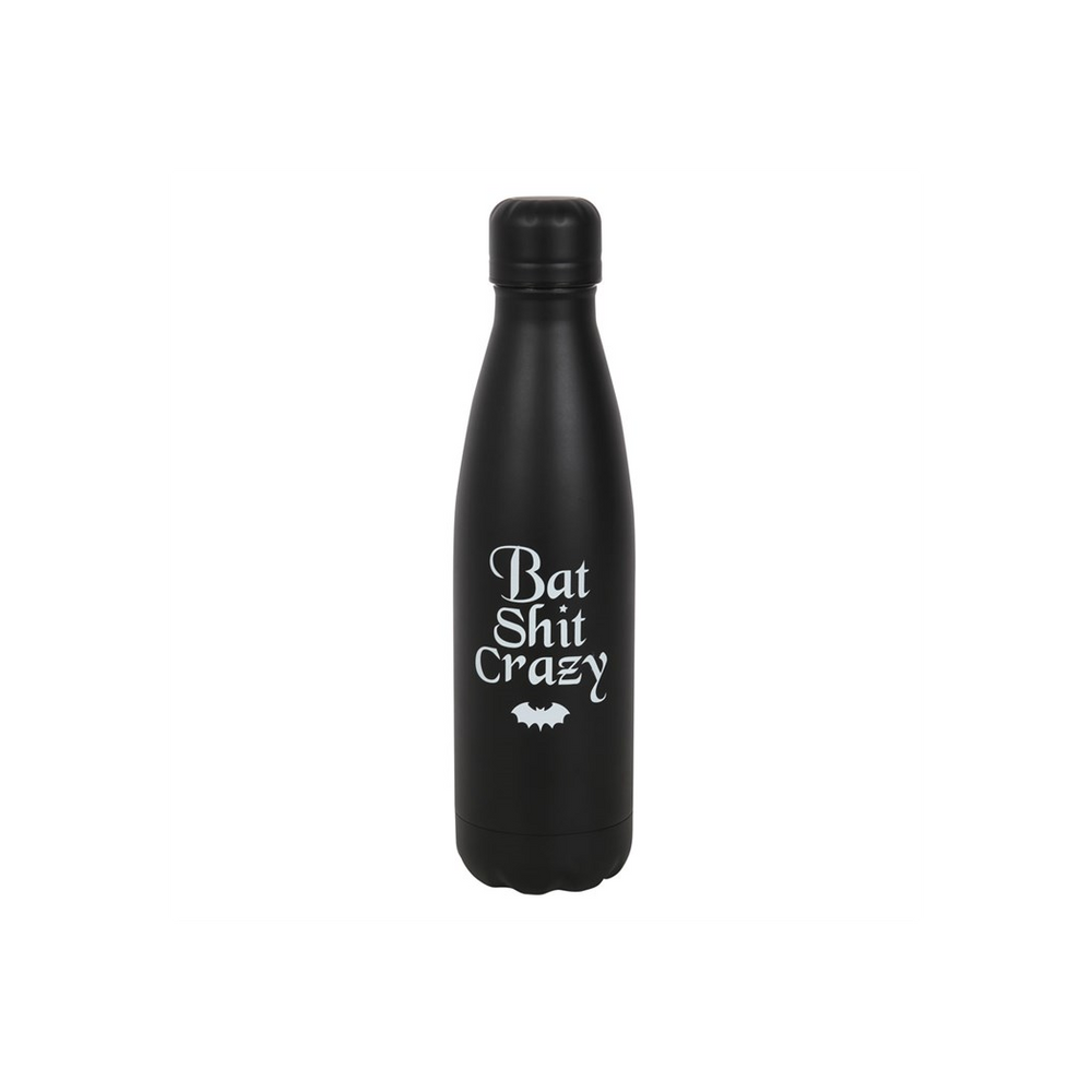 Bat Shit Crazy Metal Water Bottle