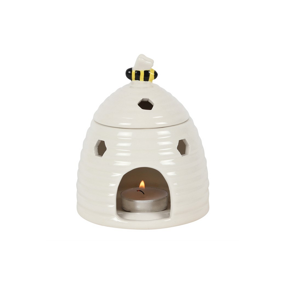 White Beehive Oil Burner