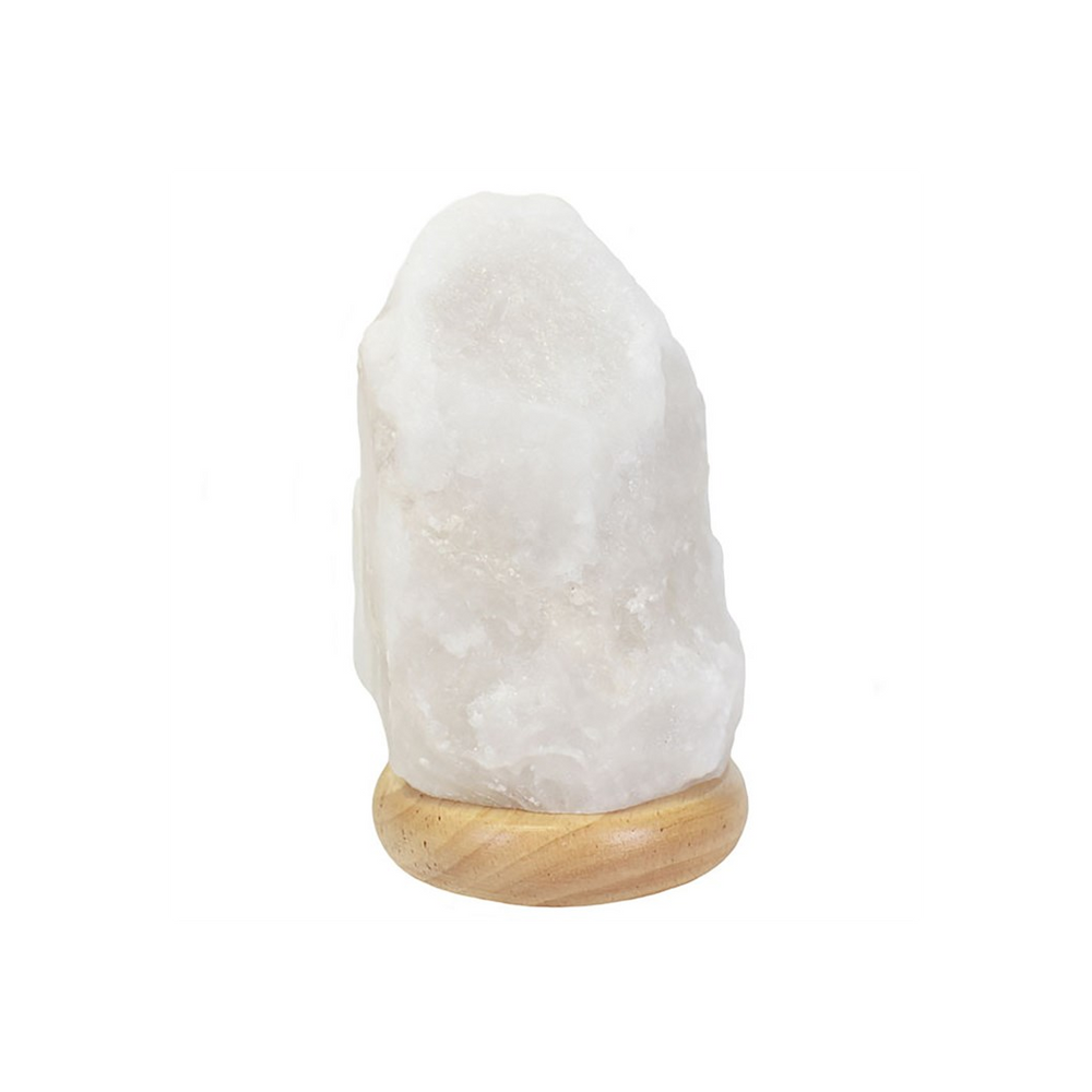 Large White USB Colour Changing Salt Lamp