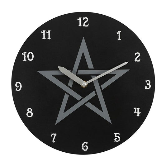 28cm Pentagram MDF Clock28cm Pentagram MDF Clock