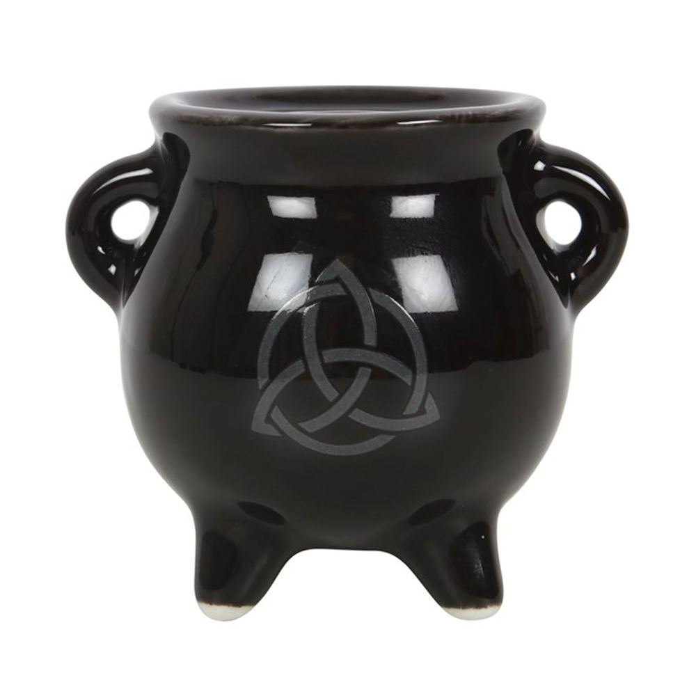 Triquetra Cauldron Ceramic Incense Holder