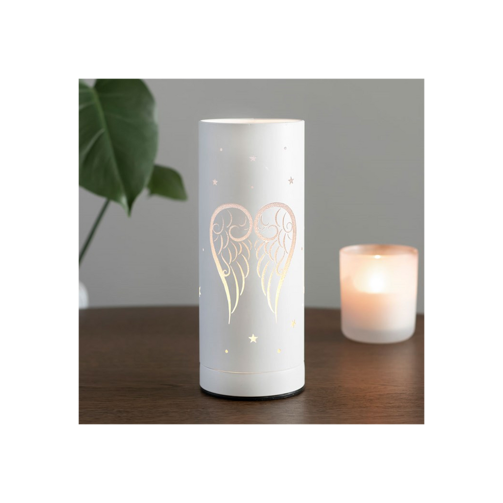 White Angel Wings Electric Aroma Lamp