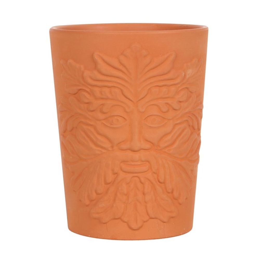 16cm Green Man Terracotta Plant Pot16cm Green Man Terracotta Plant Pot