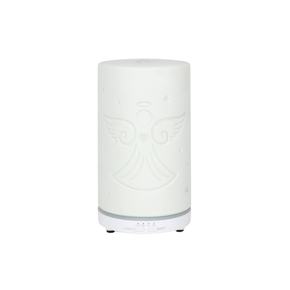 White Ceramic Guardian Angel Electric Aroma Diffuser