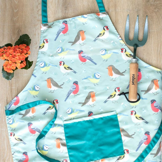 British Garden Birds Cotton Apron