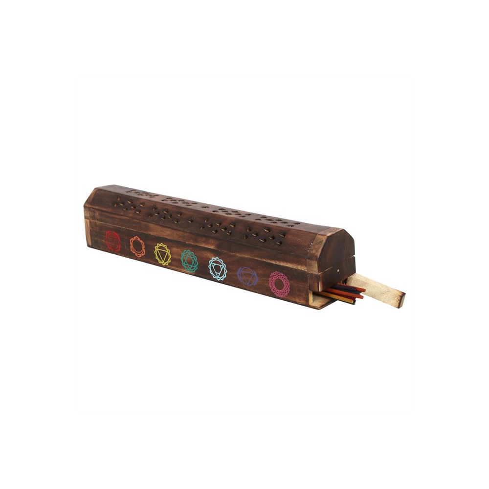 Chakra Wooden Mixed Incense Box Set