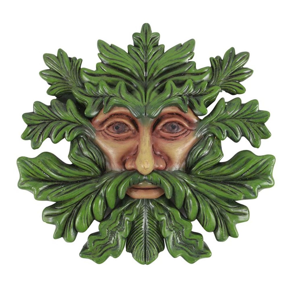 Green Man Resin Wall Plaque