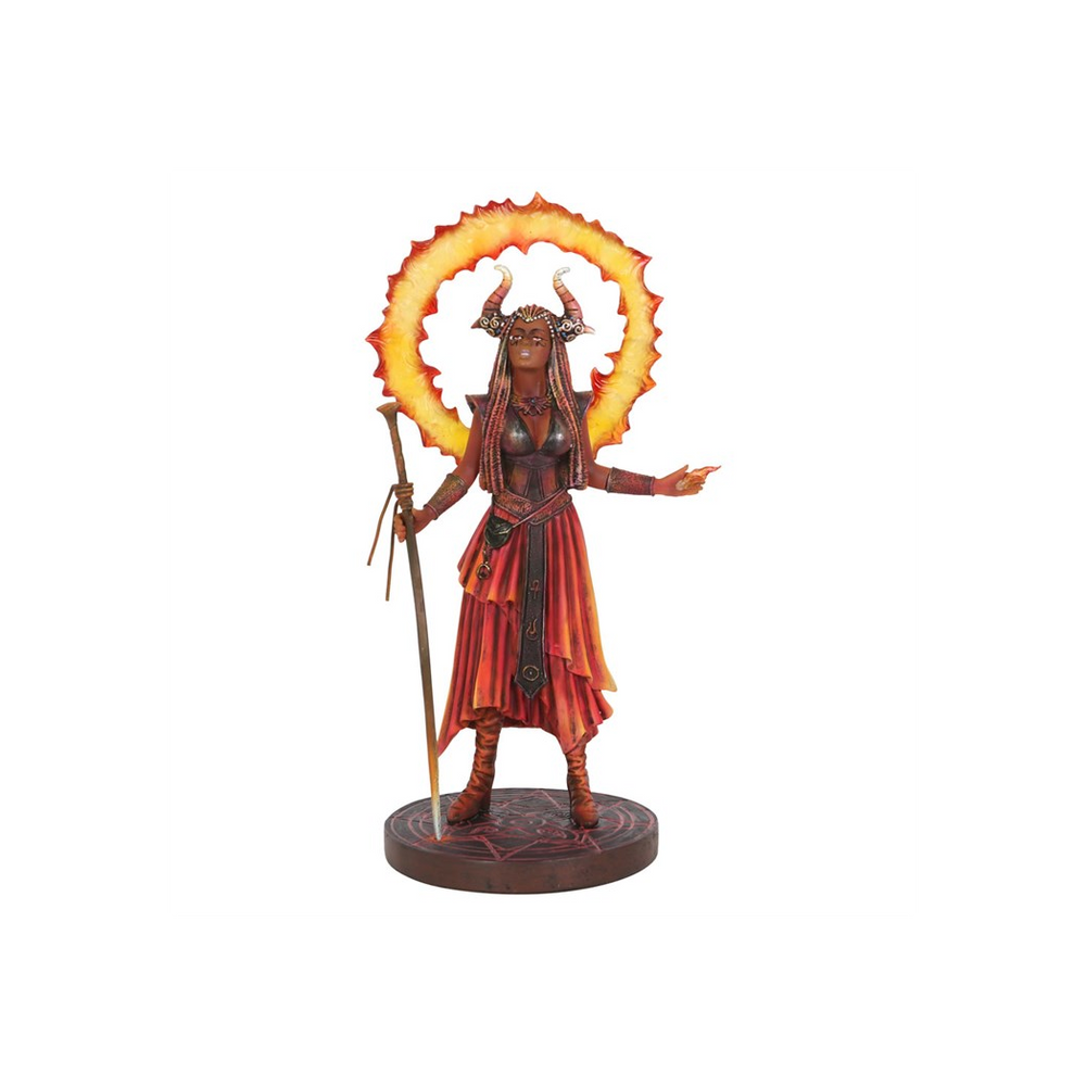 Fire Elemental Sorceress Figurine by Anne Stokes