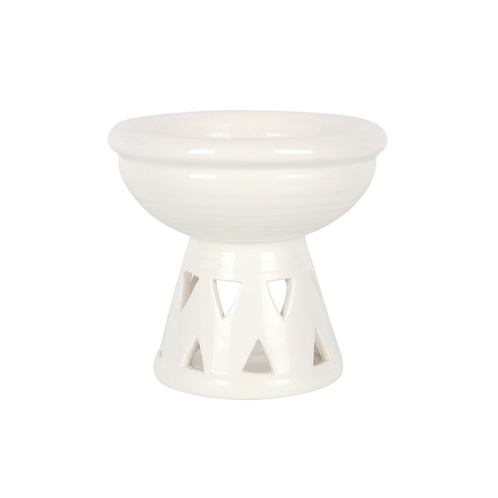 Off White Deep Bowl Oil Burner