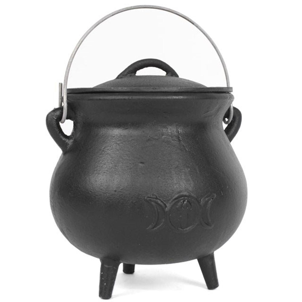 19cm Cast Iron Cauldron19cm Cast Iron Cauldron With Triple Moon