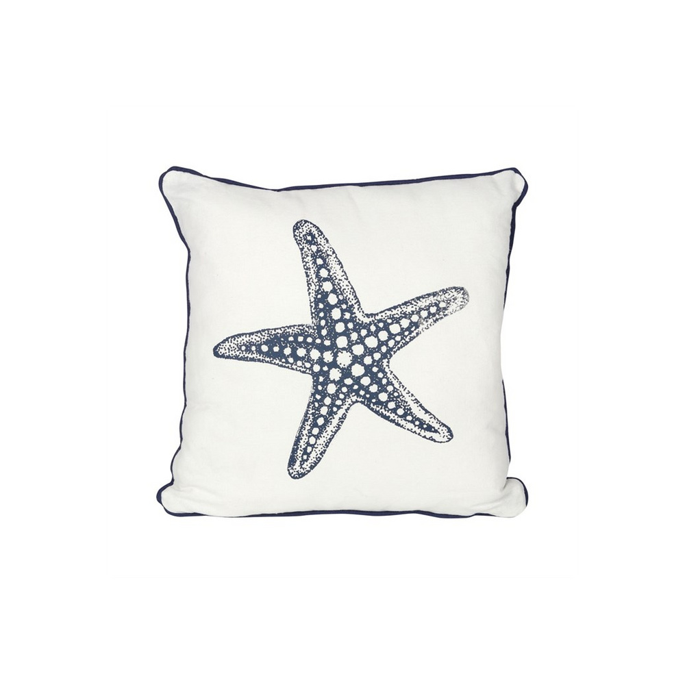 35cm Square Starfish Cushion