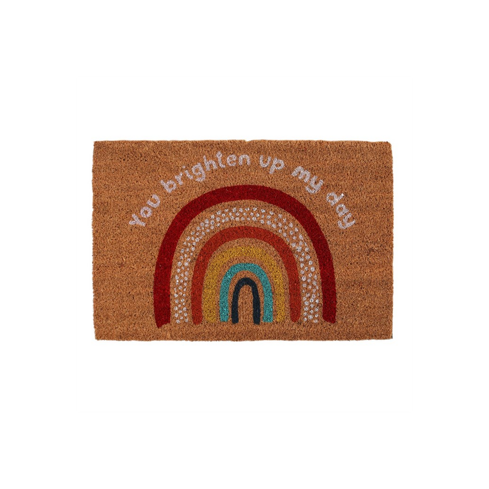 Rainbow Natural Doormat