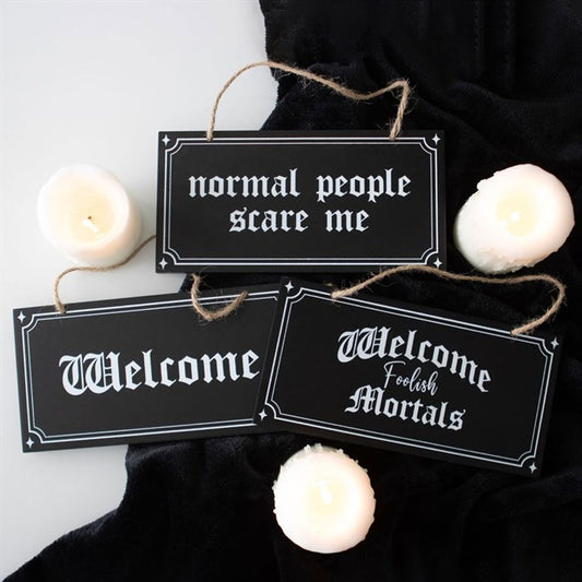 Gothic Hanging Signs