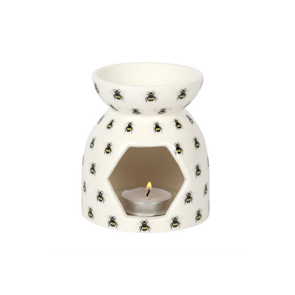 All Over Bee Print Oil Burner