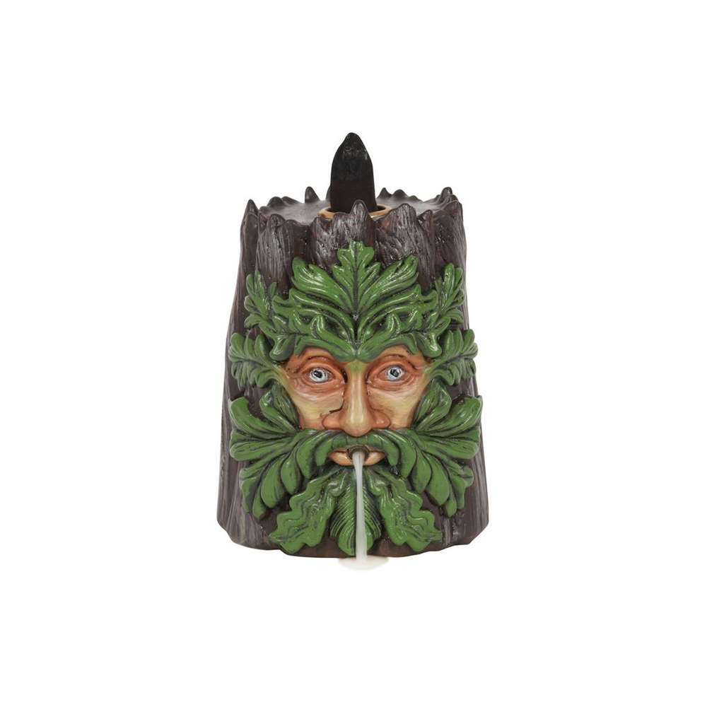 Spirit of the Trees Green Man Backflow Incense Burner