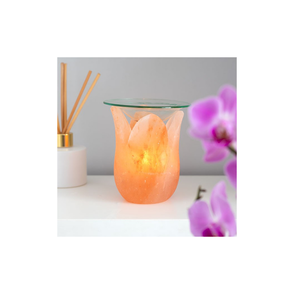 Tulip Shaped Himalayan Salt Oil Burner