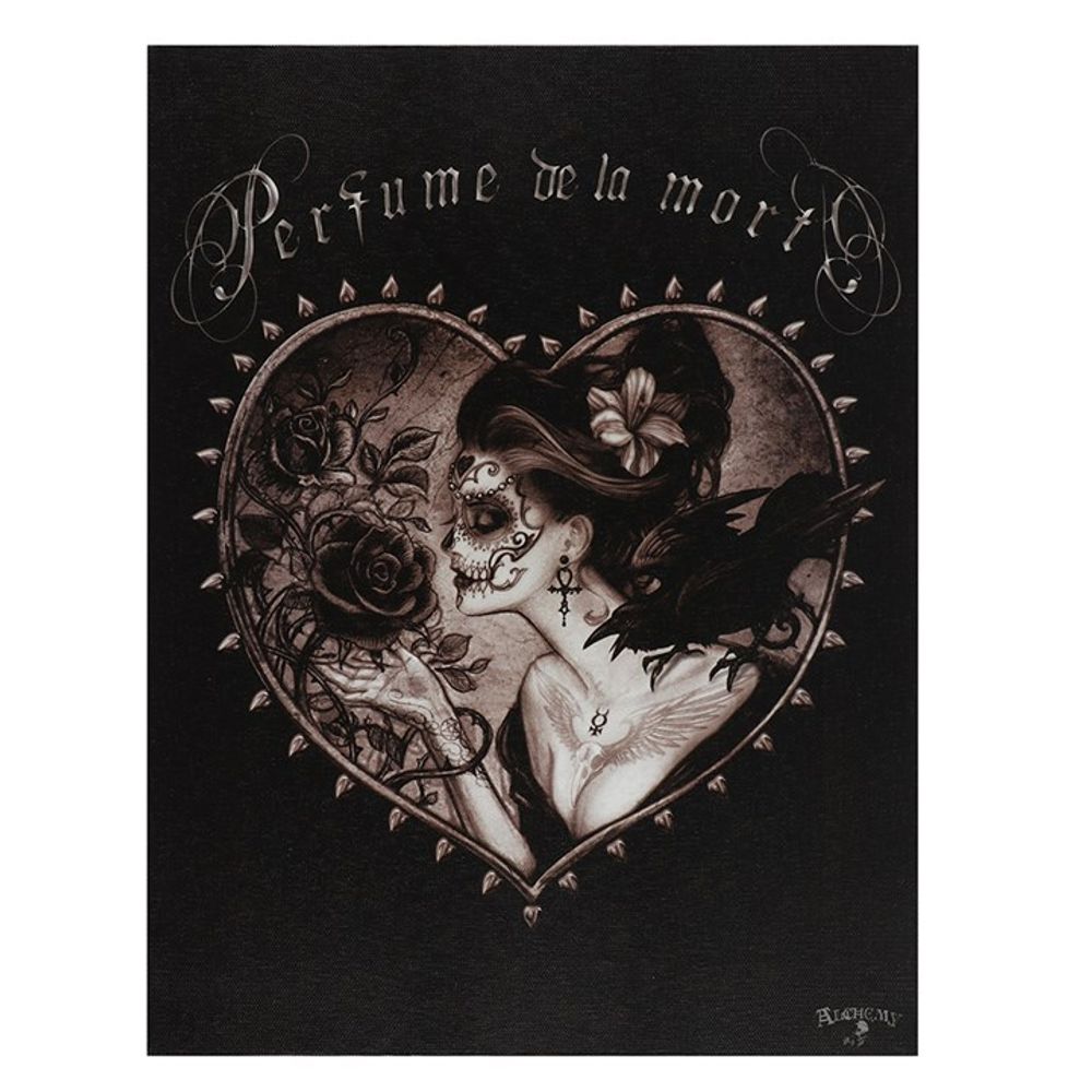 19x25cm Perfume de la Mort Canvas Plaque19x25cm Perfume de la Mort Canvas Plaque by Alchemy