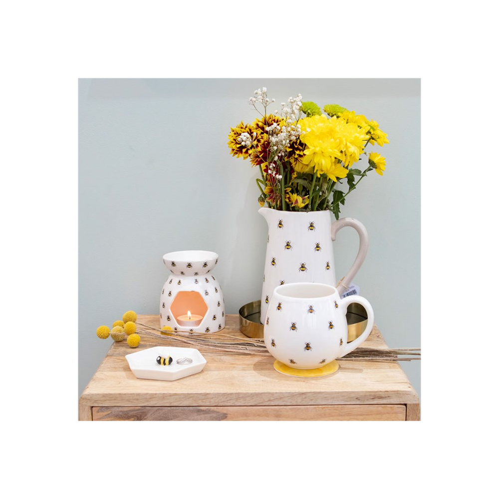 All Over Bee Print Oil Burner