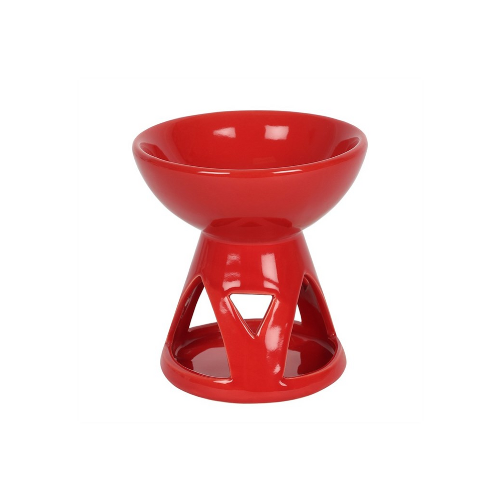 Red Deep Bowl Oil Burner