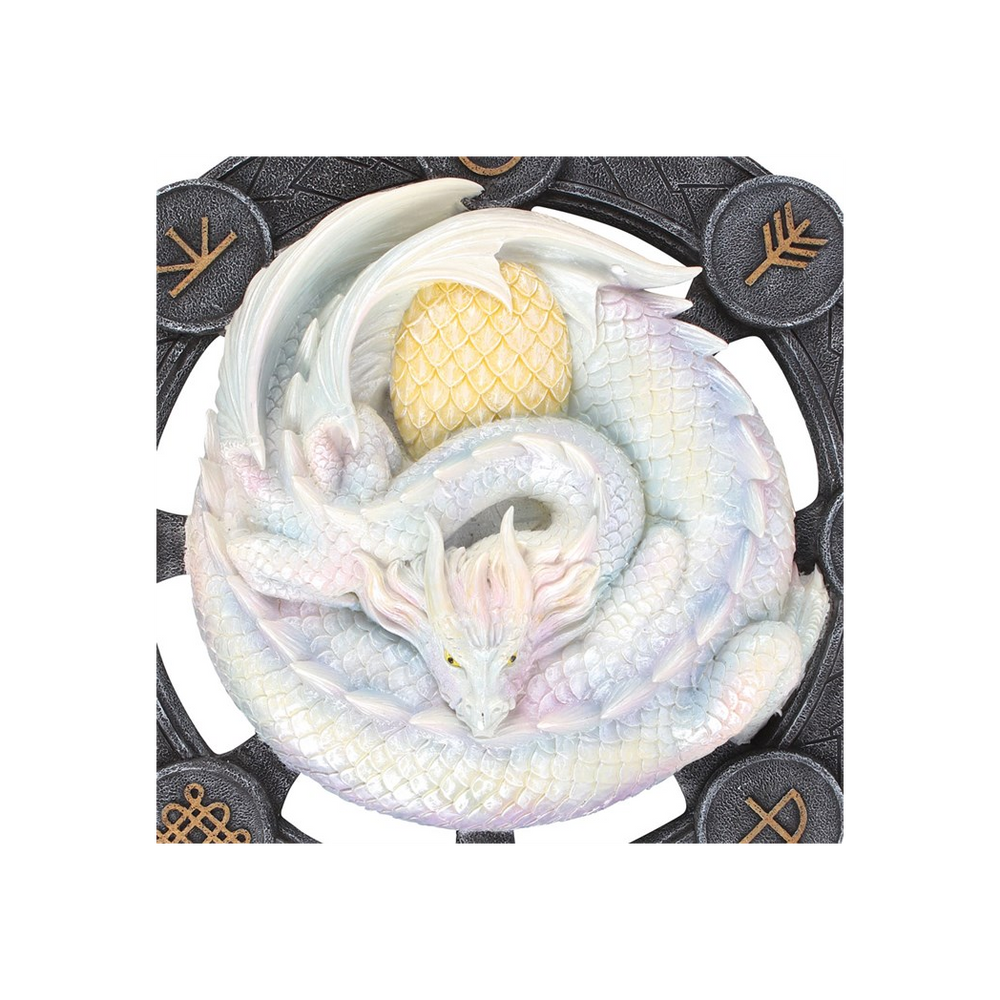 Ostara Dragon Resin Wall Plaque by Anne Stokes