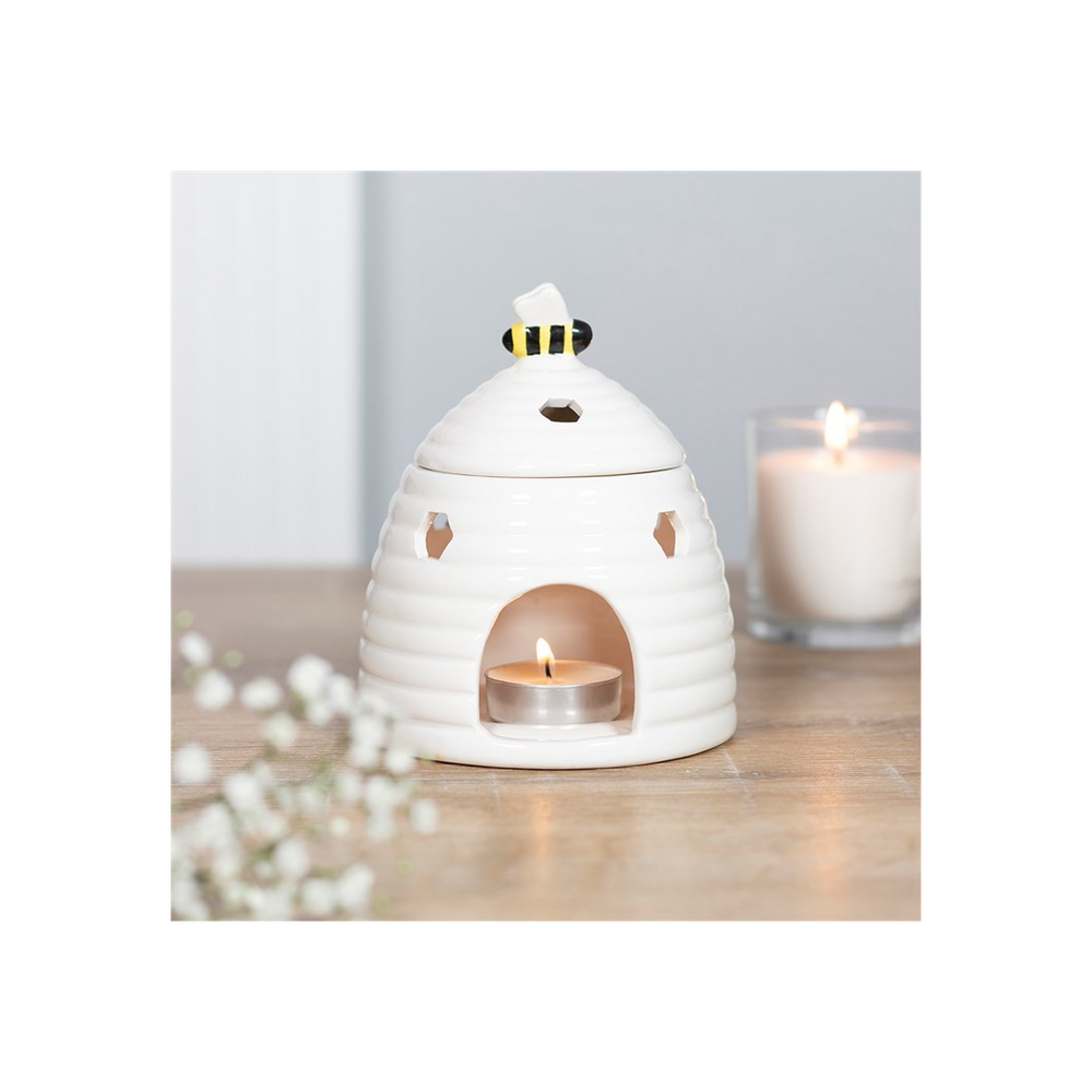 White Beehive Oil Burner