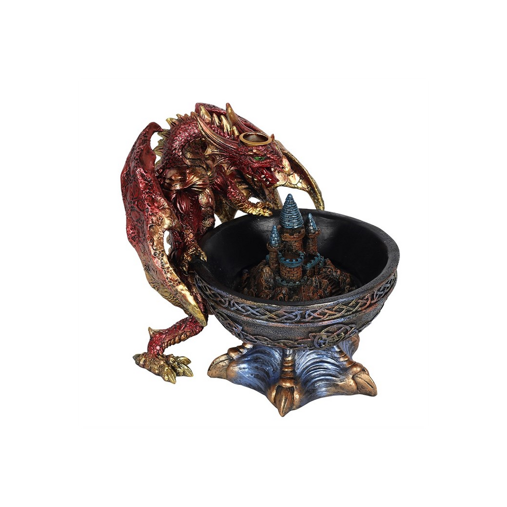 Large Dragon Bowl Backflow Incense Burner