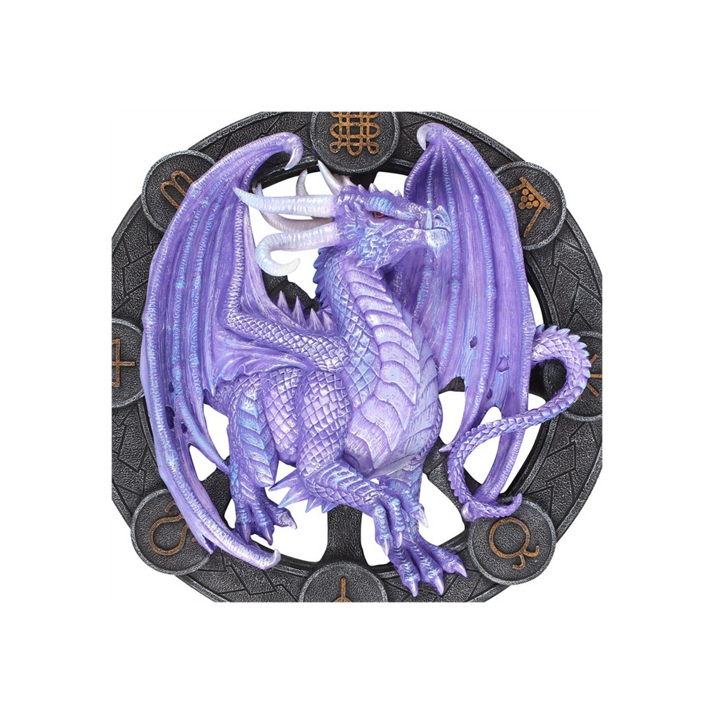 Samhain Dragon Resin Wall Plaque by Anne Stokes