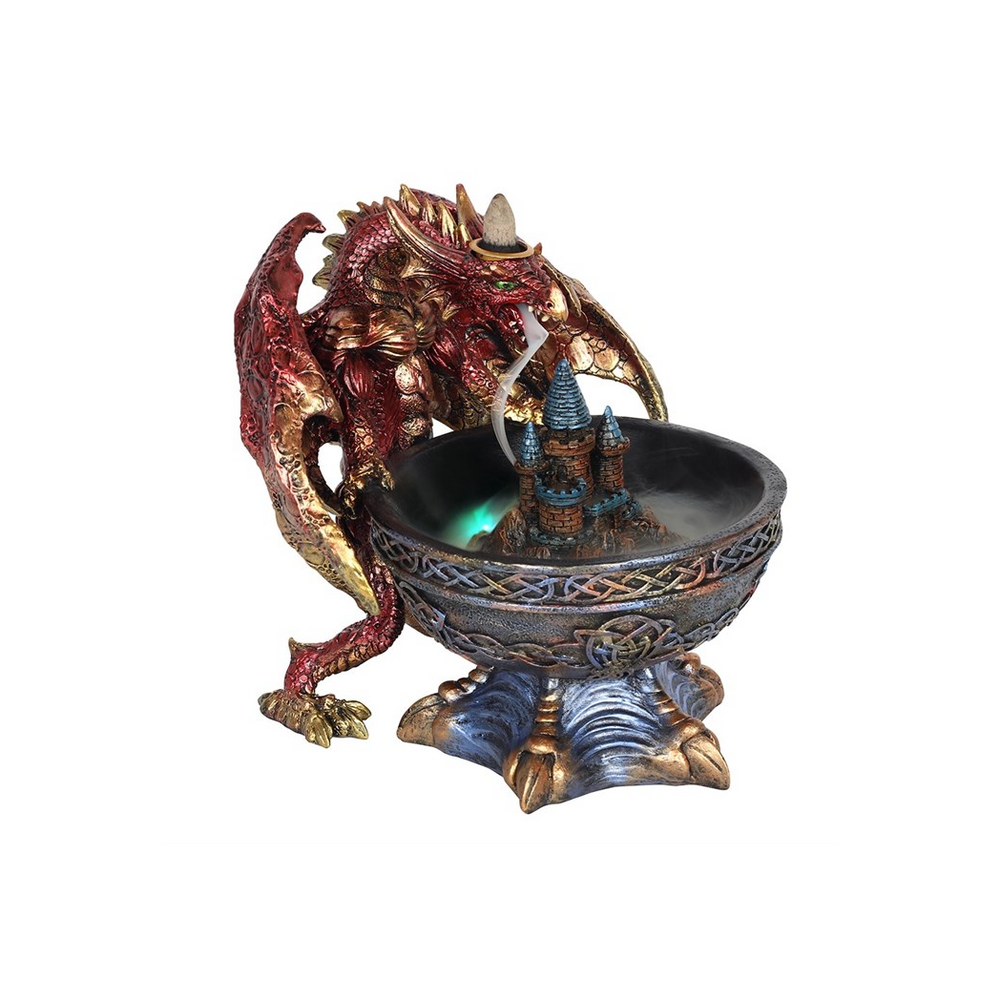 Large Dragon Bowl Backflow Incense Burner